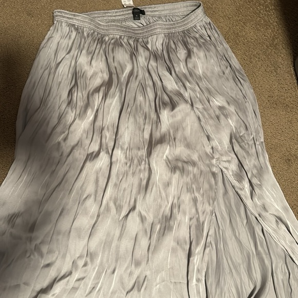 J Crew Side-Slit Featherweight Satin Maxi Skirt, NWT - Picture 3 of 3